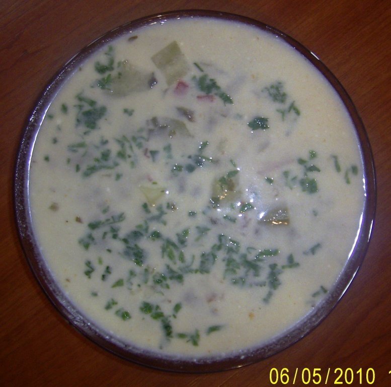 Ciorba de cartofi dreasa cu smantana