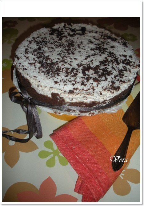 Cheesecake cu ciocolata  si cocos