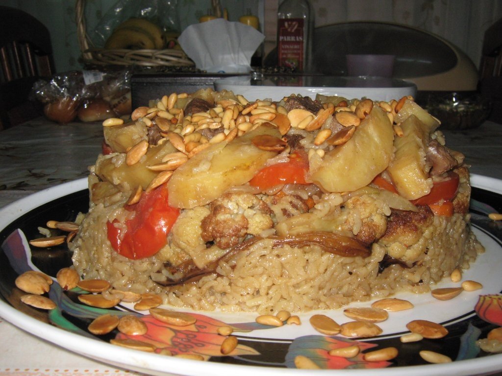 Maglubeh cu carne de vita-specific tarilor arabe