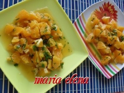 Salata de portocale, racoritoare