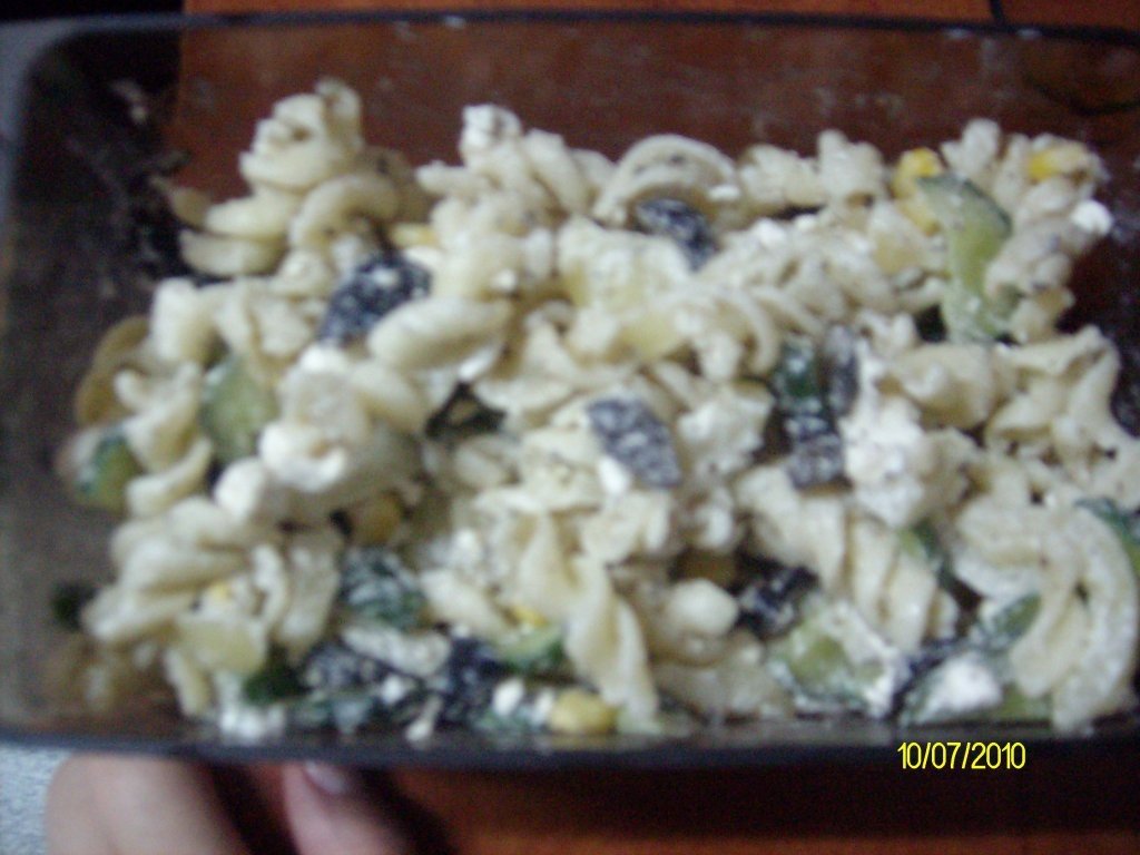 Salata cu paste si menta