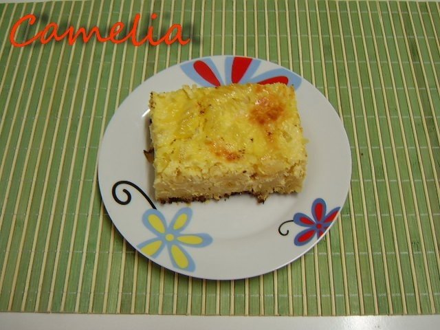 Budinca dulce cu cas si fusilli