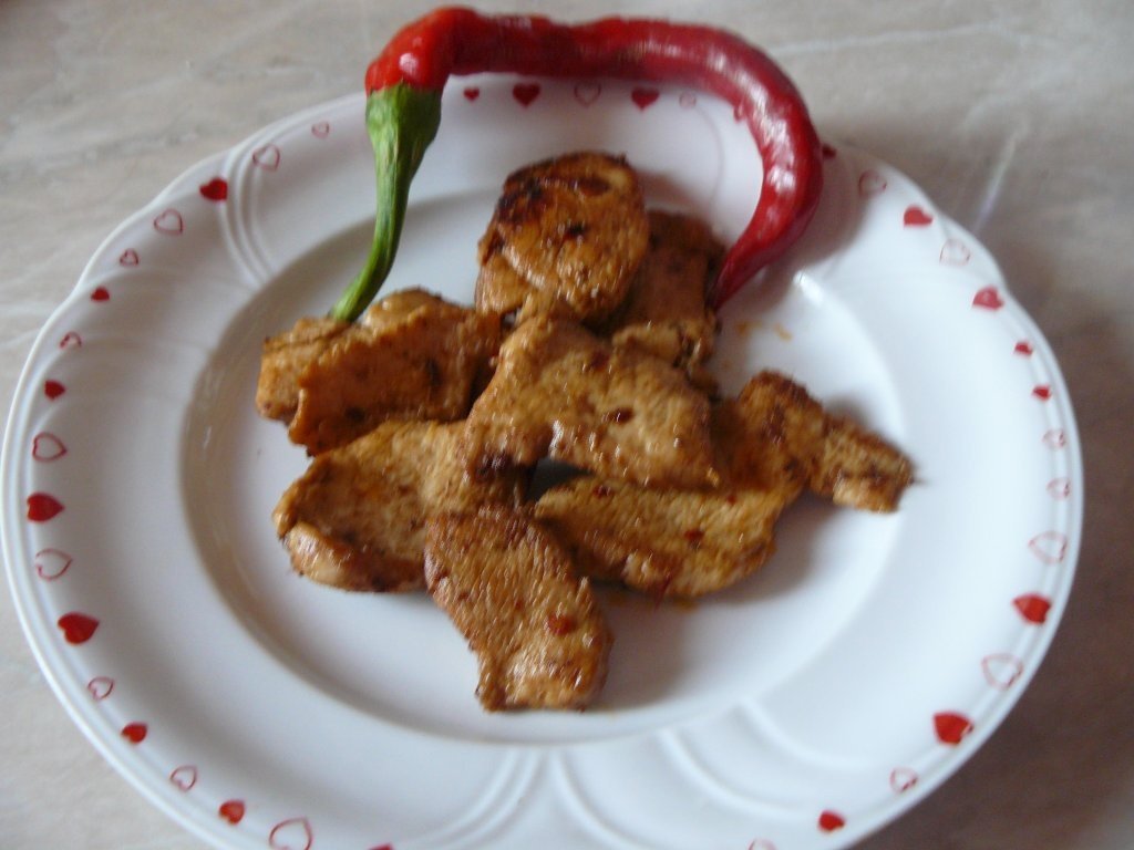 Piept de pui picant