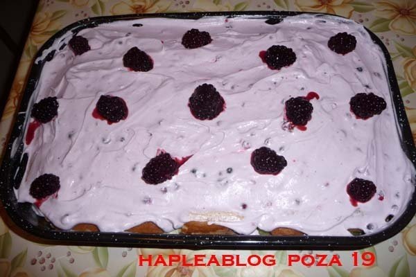 Prajitura cu fructe de padure