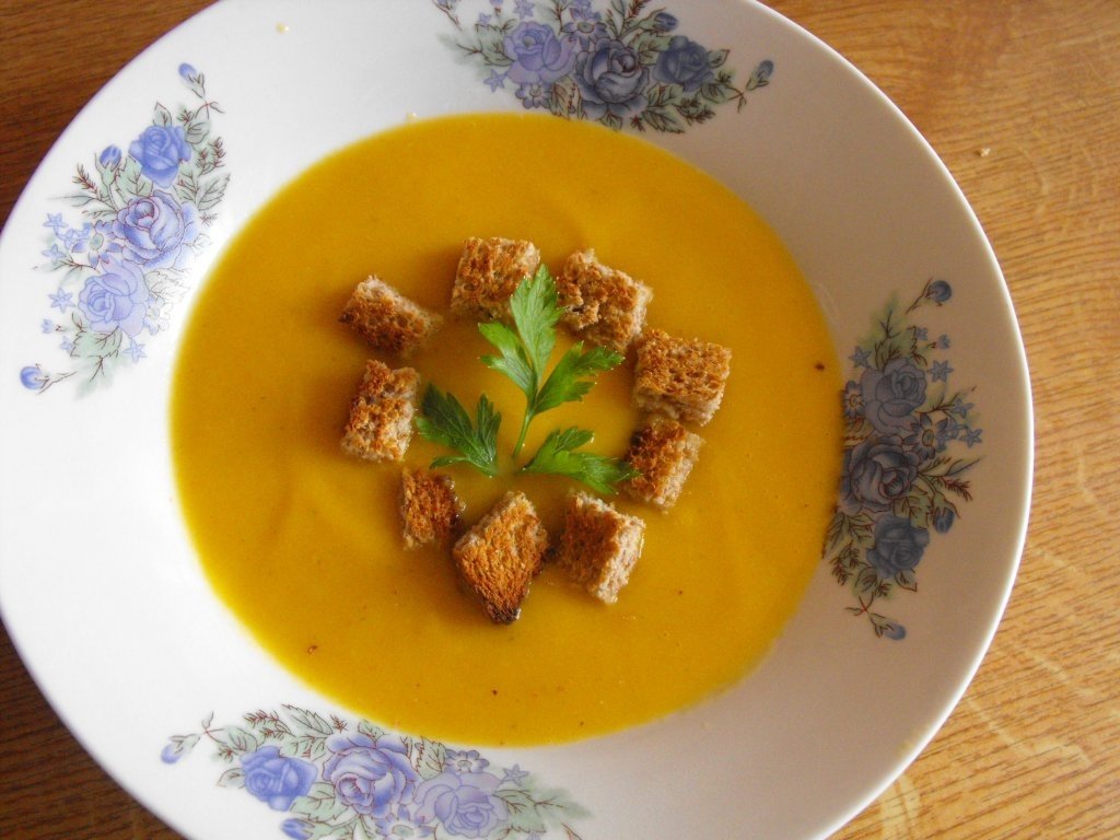 Supa crema de morcovi