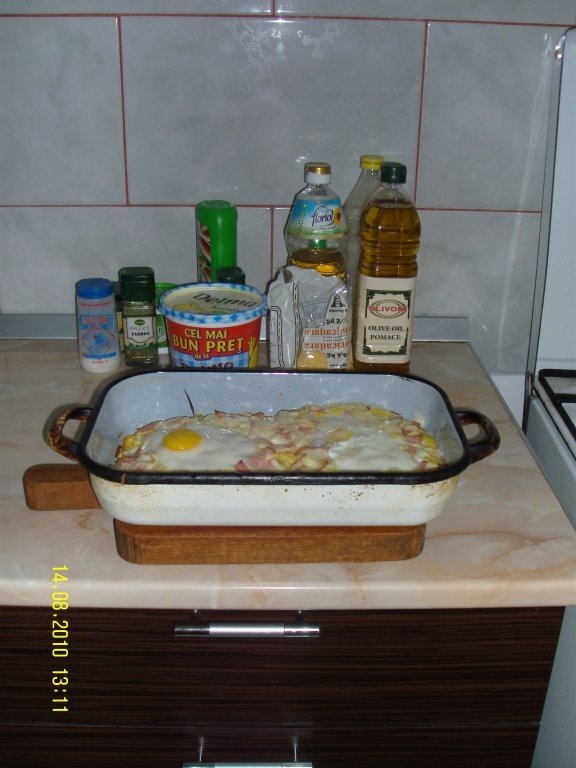 Mamaliga  cu branza  a la Oswaldo