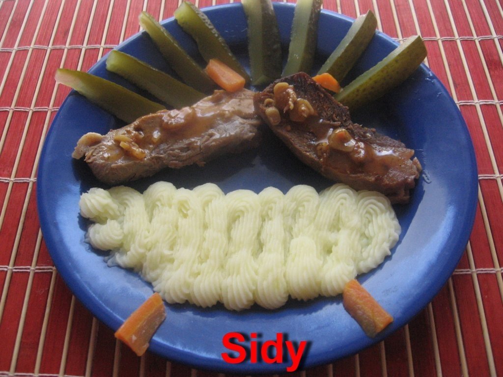 Felii de porc rumenite in sos dulce