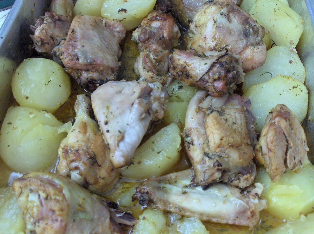 Pui la cuptor in marinatã de mãrar