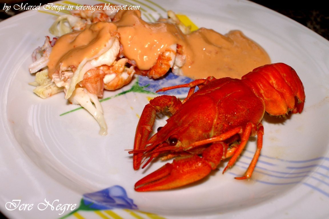 Raci cu sos "O Mie de Insule"