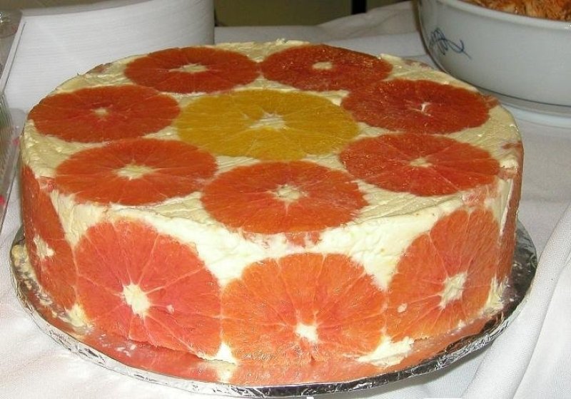 Tort diplomat cu portocale