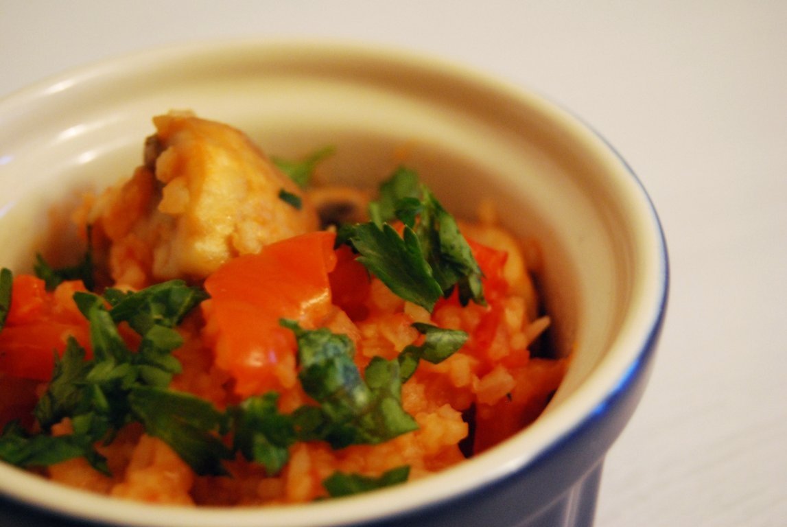 Orez cu legume la cuptor