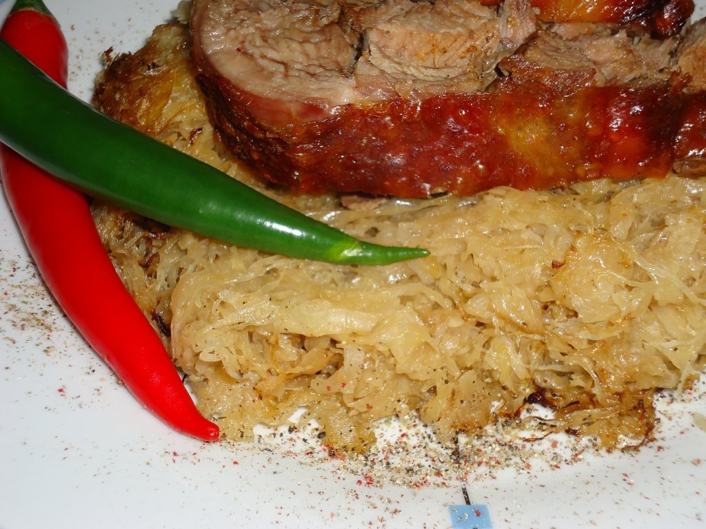 Friptura de curcan pe varza