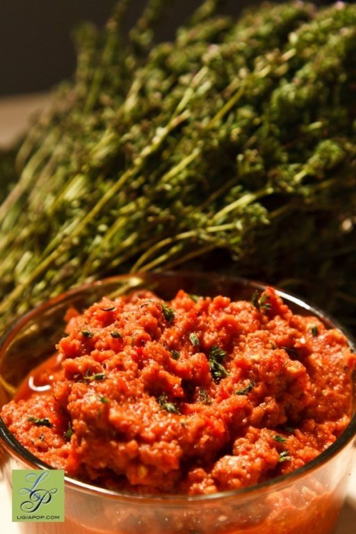 Zacusca raw (fara foc)