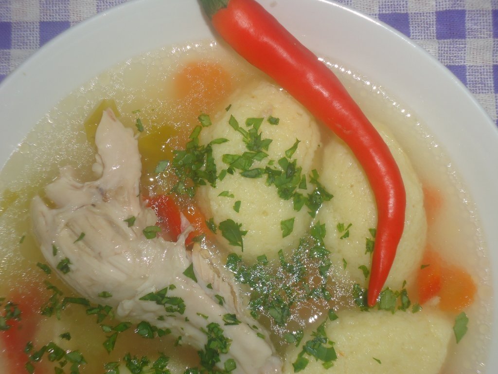 Supa de curcan cu Galuste