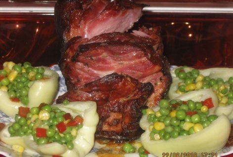 Ciolan afumat in vas roman