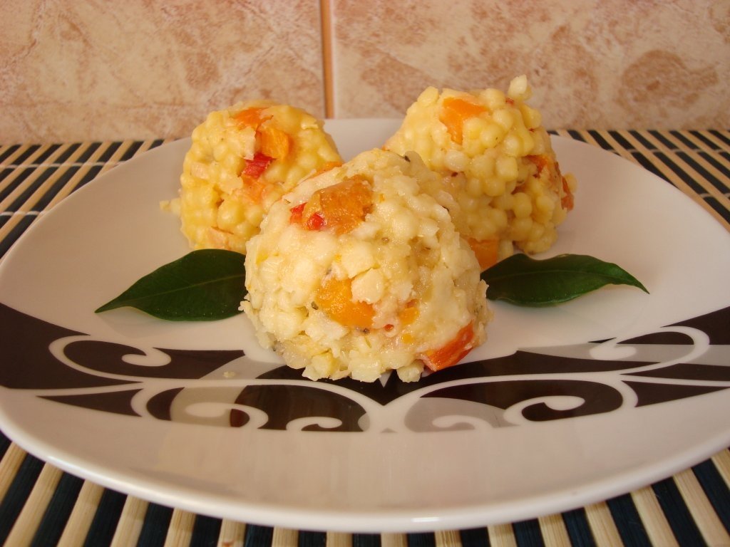 Cus Cus cu legume si pastrama de pui afumata