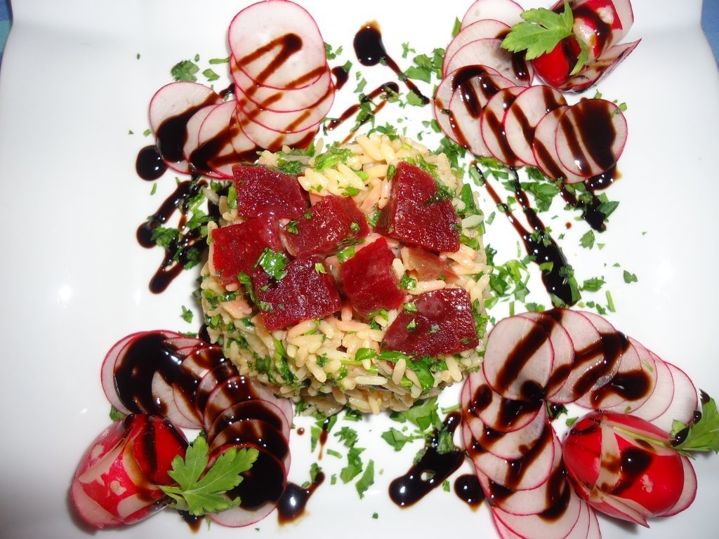 Orez cu sfecla rosie