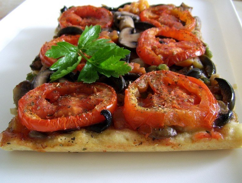 Pizza vegetariana