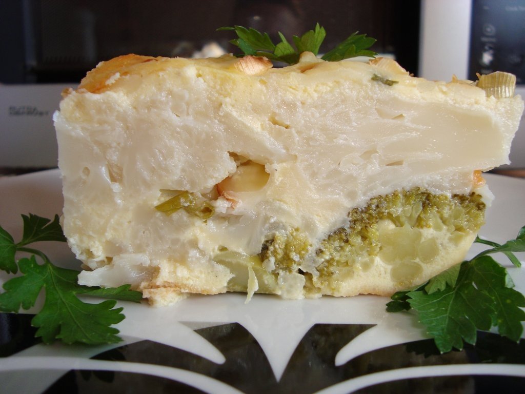 Budinca de conopida si brocoli