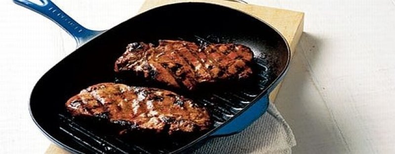 Cotlete de porc cu  mustar si rozmarin 