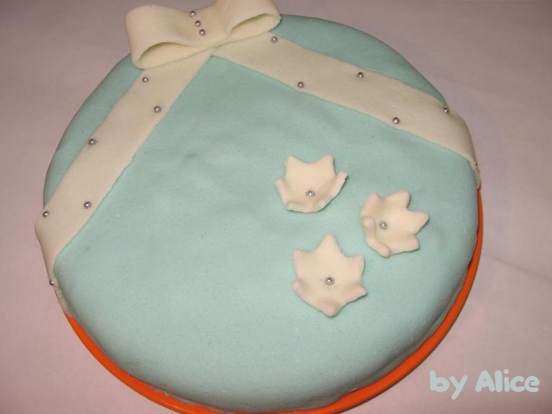 Tort Turquoise - (pentru cumătru)