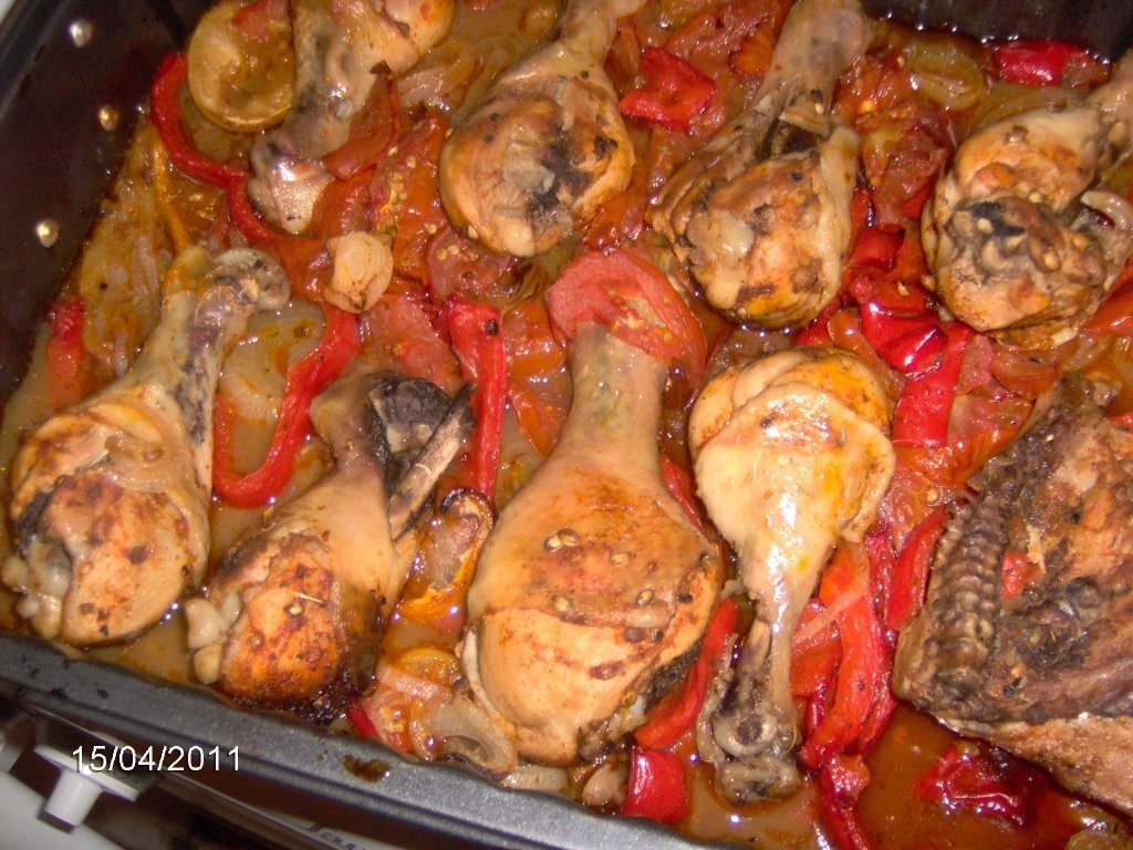 Pulpe de pasare in sos de bere