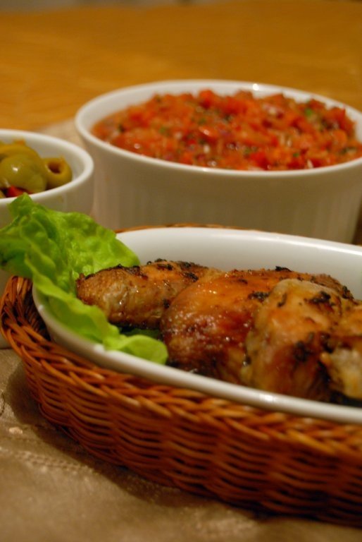 Aripioare de pui cu chimen si lamaie