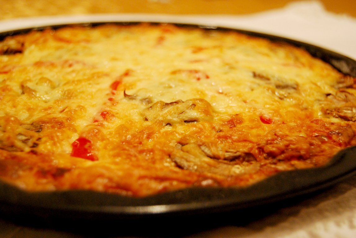 Frittata cu sunca si ardei