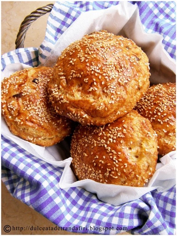 "Painici" cu ciuperci si pui