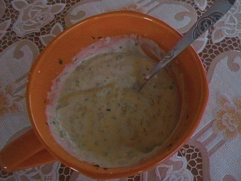 Sos de usturoi verde