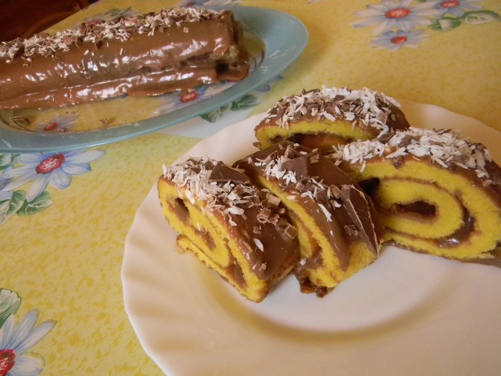 Rulada cu nutella