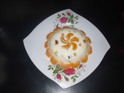 Minitort dietetic cu iaurt si fructe - 4 portii