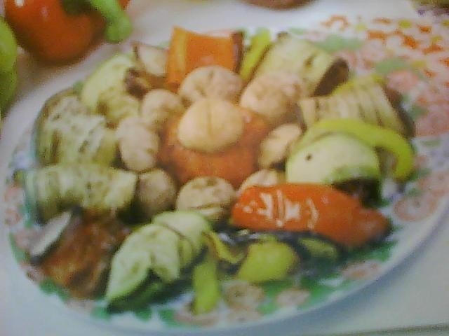 Gratar de legume cu ficatei