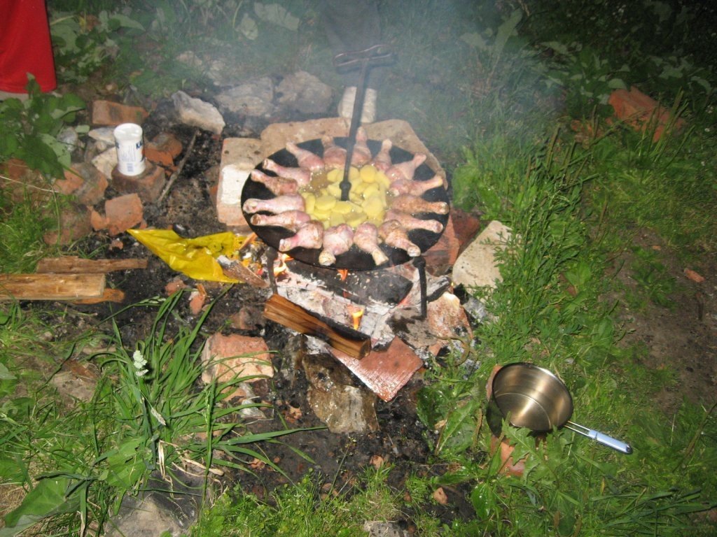 Pulpe de pui pe disc