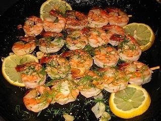 Frigarui de creveti cu iz festiv