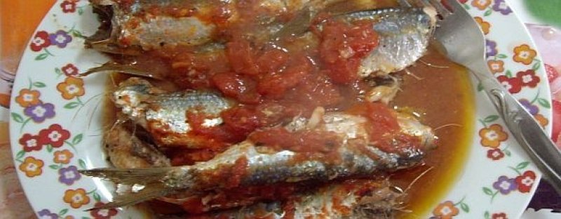 Sardele la cuptor - Gavros fournou