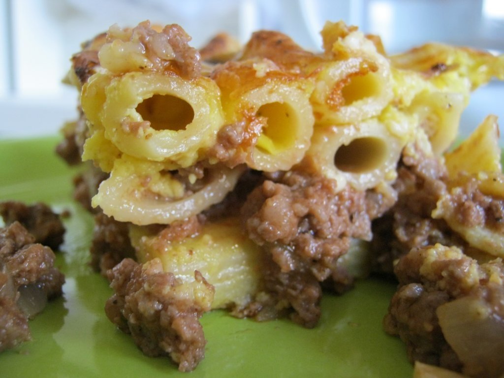 Pastitio cu carne de vită