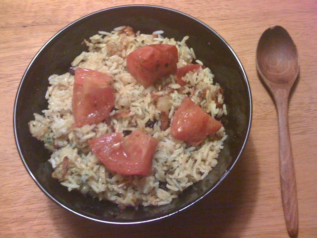 Orez indian (Basant pulao)