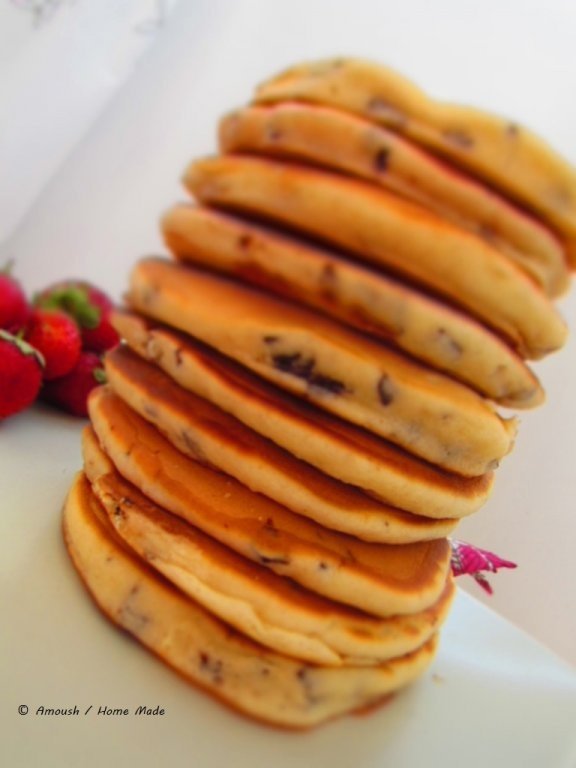 Pancakes cu ciocolata