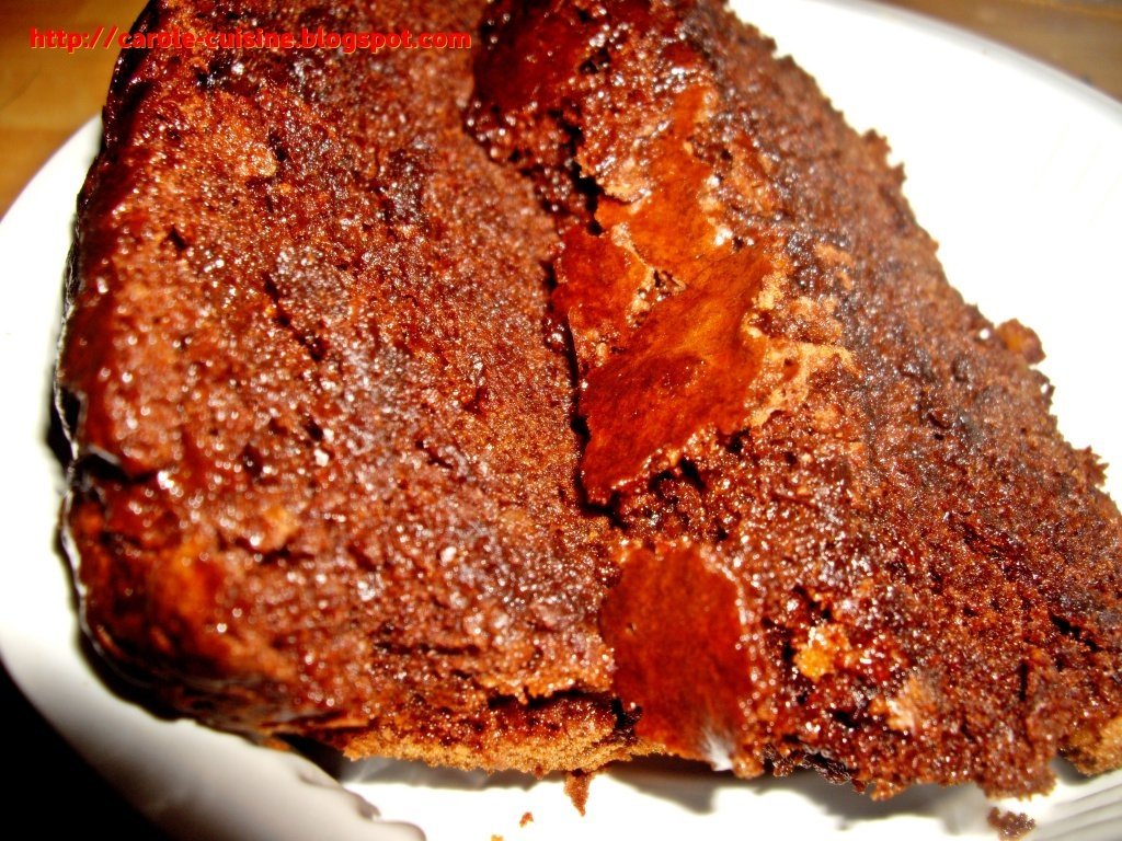 Chec fondant cu ciocolata