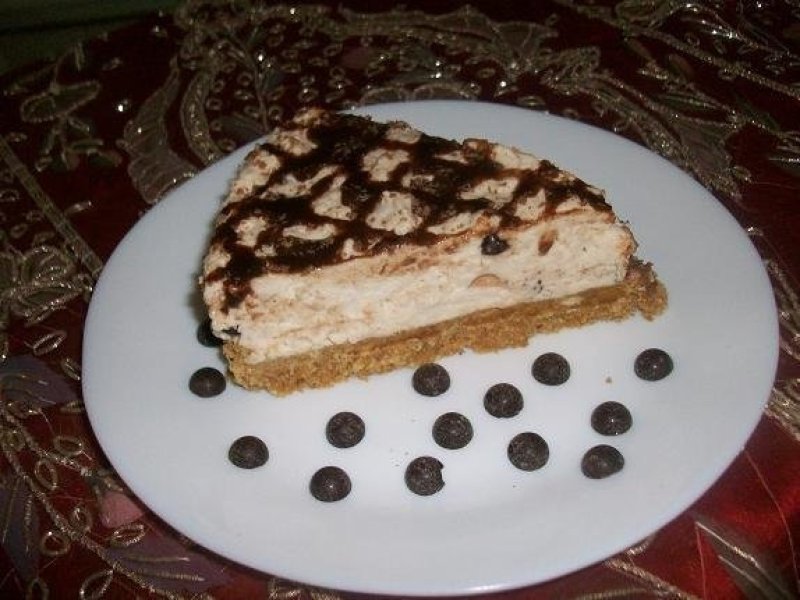 Chocolate chips cheesecake