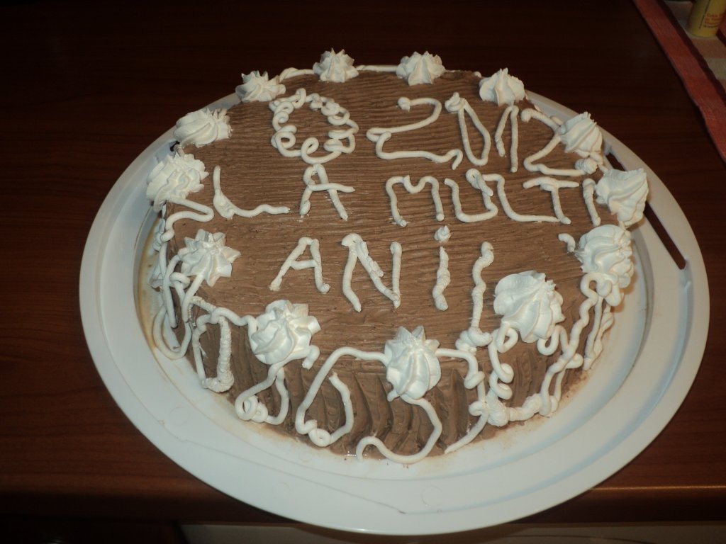 Tort  caramel cu crema ganache