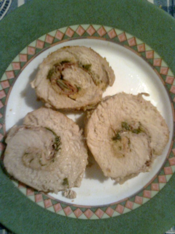 Rulou de carne de porc