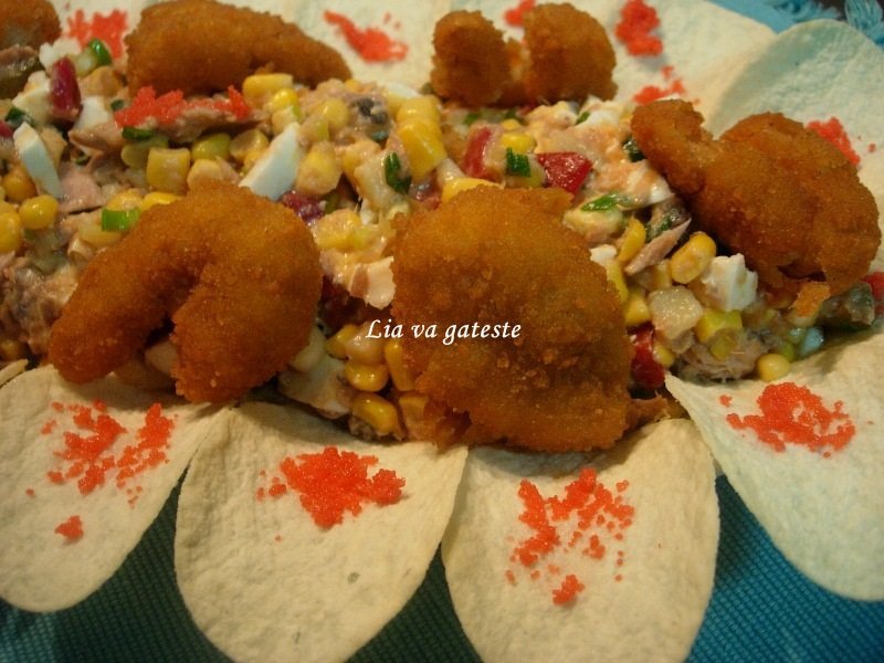 Salata festiva de peste