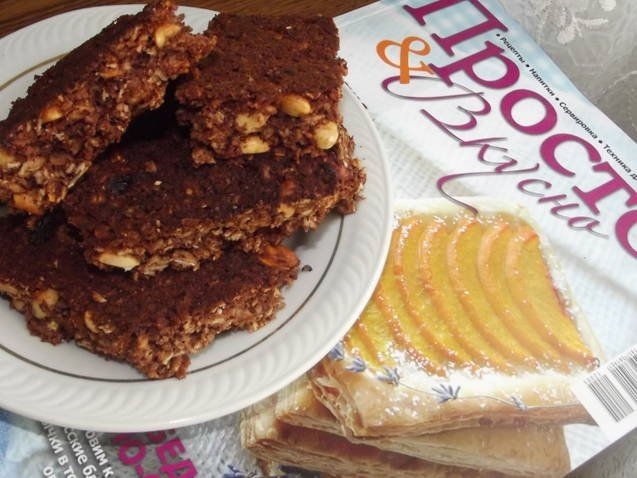 Biscuiti cu piersici si muesli