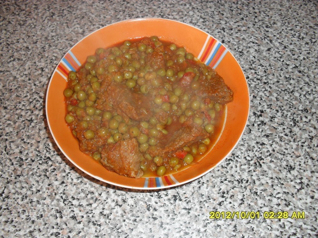 Mazare bob cu carne de vita