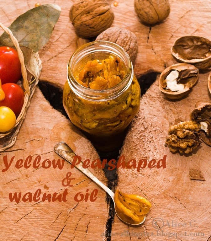 Rosii galbene uscate in ulei de nuca