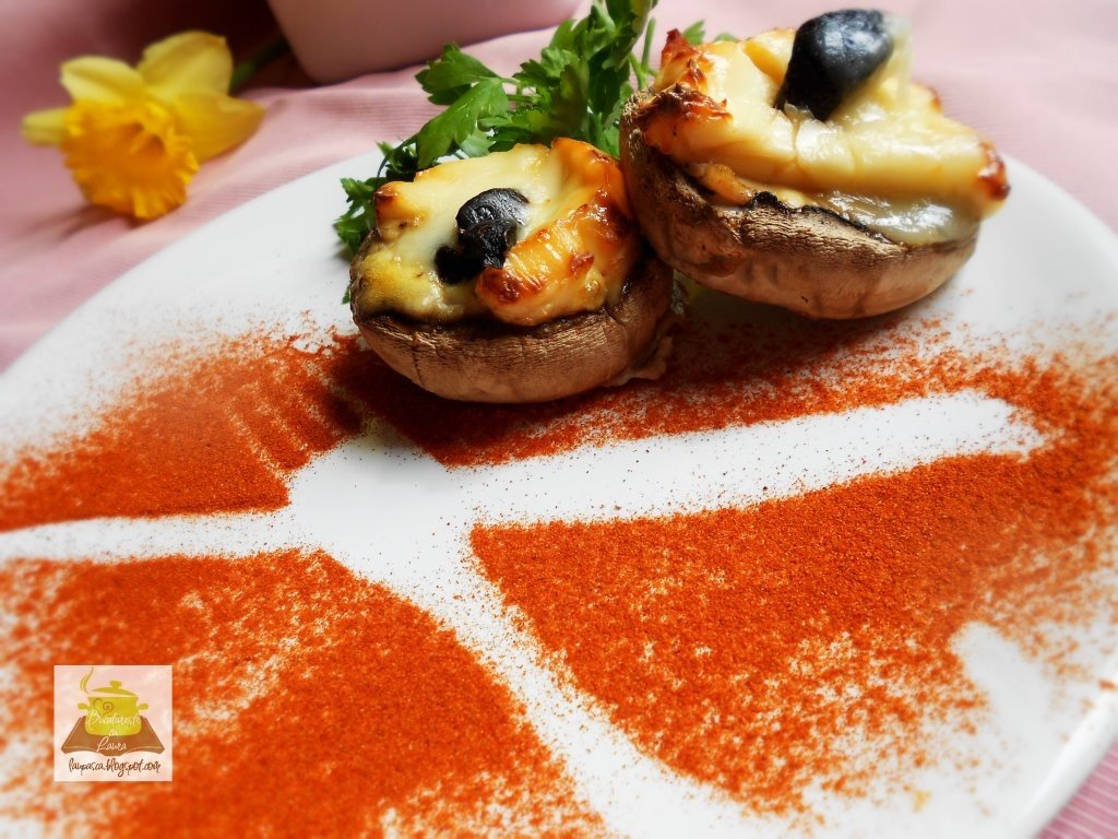 Ciuperci umplute - aperitiv rapid