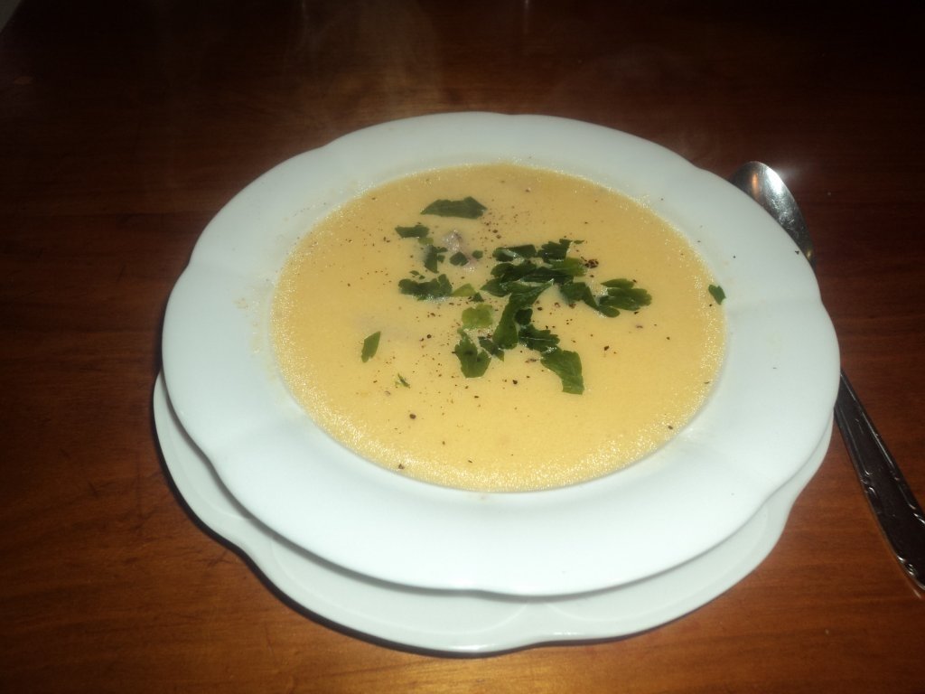 Ciorba de burta cu legume frulate