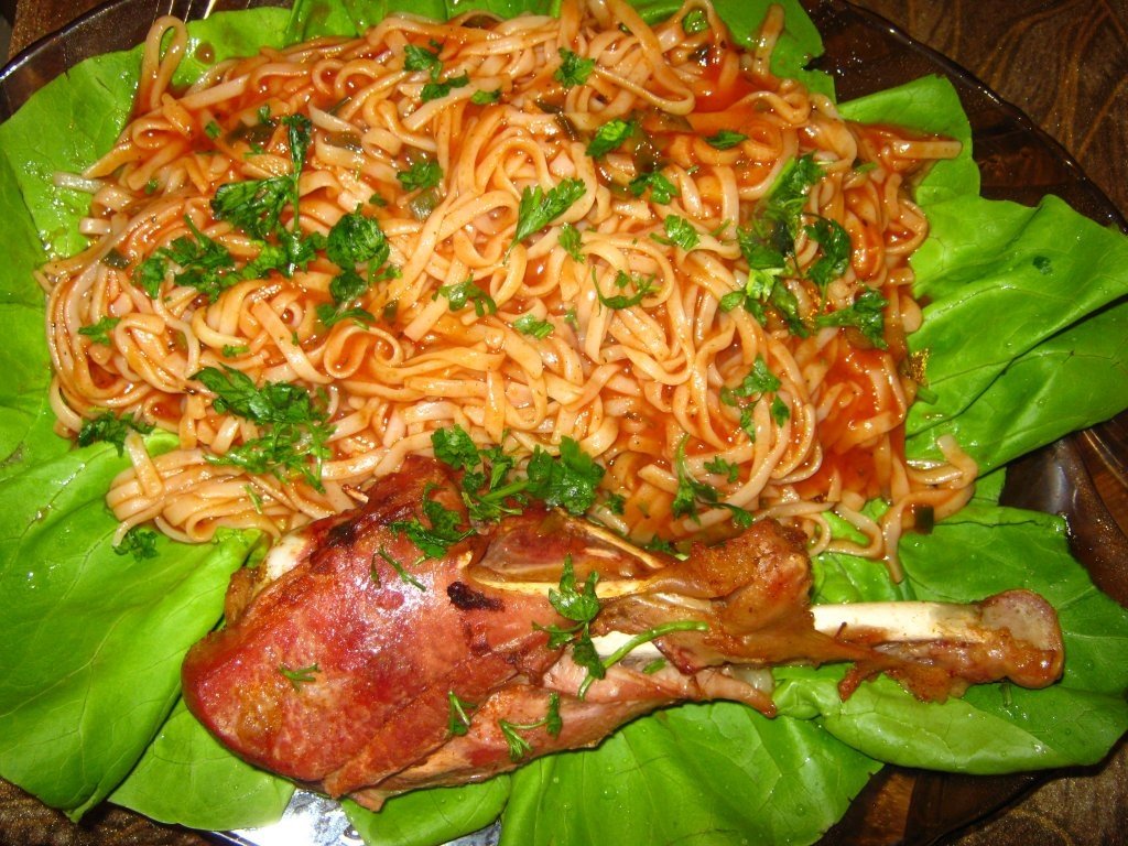 Paste cu pulpa de curcan